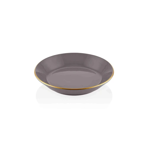 The Mia Basic Yemek Tabağı 6 Lı Set Gri - 20cm