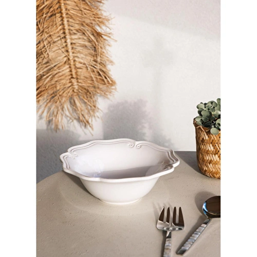 The Mia Grande Salata Kasesi Beyaz 29x10 Cm Grd0018
