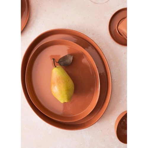 The Mia Cotta Limoges Pasta Tabağı Terracota 22 Cm