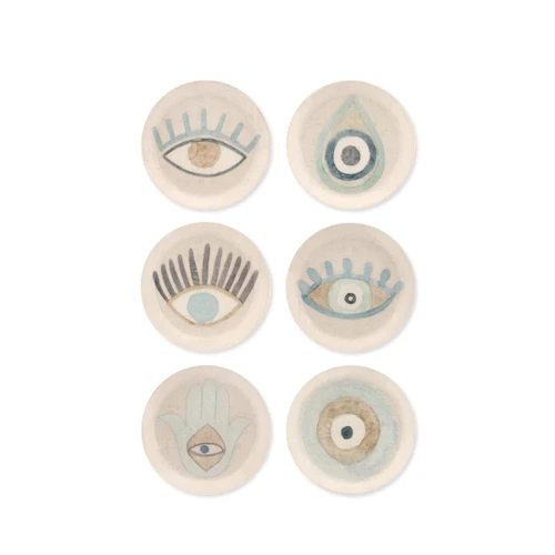 The Mia Amulet Çay Tabağı 6 Lı Set - 13 Cm