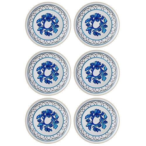 The Mia Azul Servis Tabağı 6 Kişilik