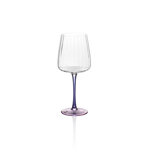 The Mia Şarap Kadehi Mavi Pembe 500 Ml