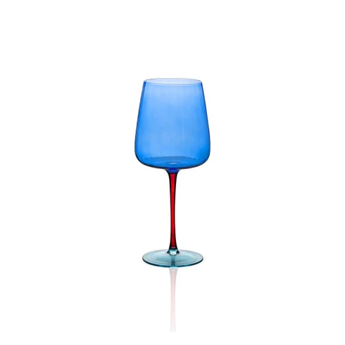 The Mia Şarap Kadehi Mavi 500 Ml