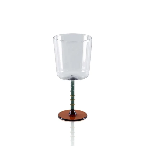 The Mia Line Şarap Kadehi Yeşil 300 Ml