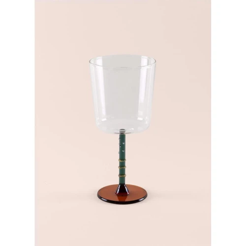 The Mia Line Şarap Kadehi Yeşil 300 Ml