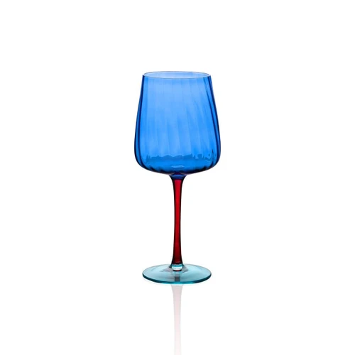 The Mia Şarap Kadehi Mavi 600 Ml