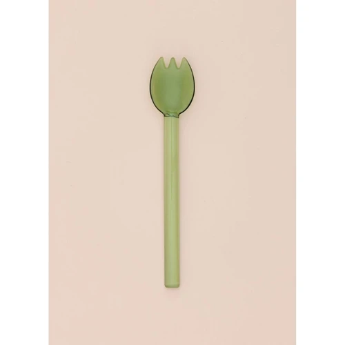 The Mia Abiete Dondurma Ve Tatlı Kaşığı Yeşil 6lı Set
