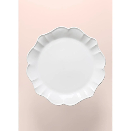 The Mia Grande Pasta Kek Standı Beyaz 32x12 Cm Grd0011