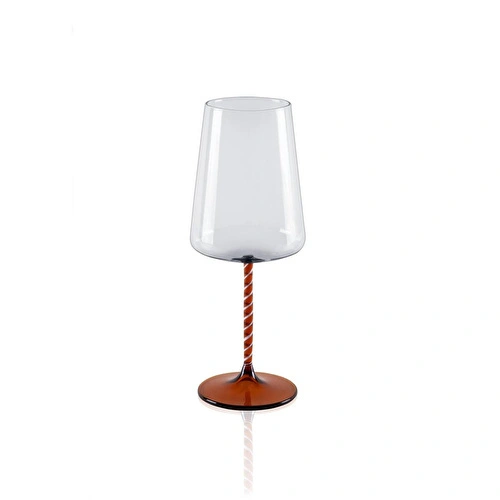 The Mia Edera Şarap Kadehi Amber 500 Ml