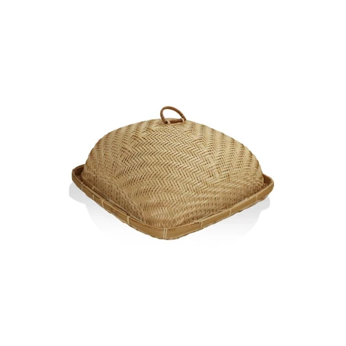 The Mia Bambu Dikdörtgen Tepsi 40x40x21 Cm