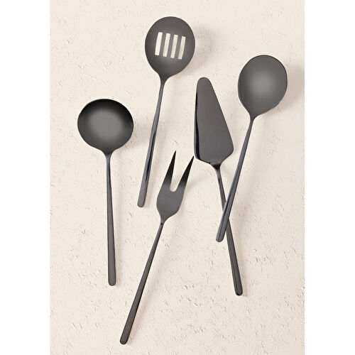 The Mia Giallo Servis Seti Siyah 5 Parça