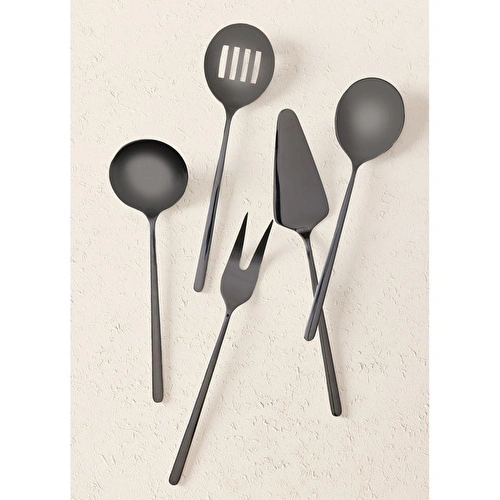 The Mia Giallo Servis Seti Siyah 5 Parça