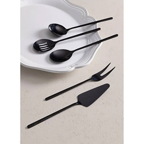 The Mia Giallo Servis Seti Siyah 5 Parça