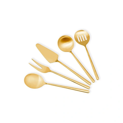 The Mia Giallo Servis Seti Gold 5 Parça