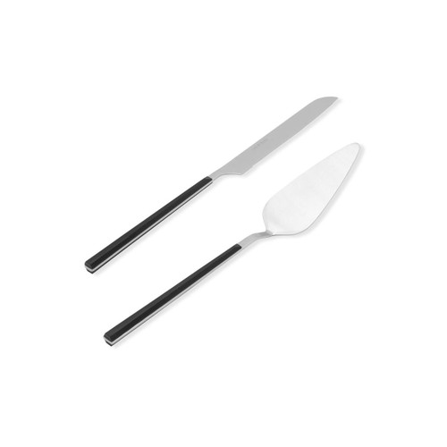 The Mia Bianco Pasta Servis Takımı Gümüş 2 Parça Ckb0251