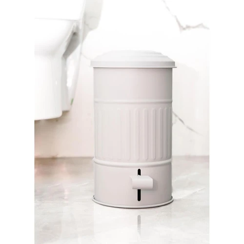 The Mia Çöp Kovası Banyo 5 Lt Beyaz Mgl0009