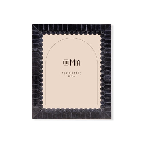 The Mia Wavy Fotoğraf Çerçevesi Siyah 25x30 Cm
