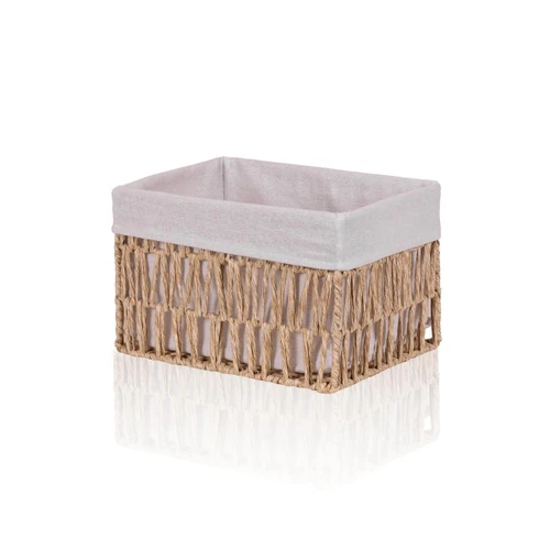 The Mia Cesta Hasır Organizer Sepet Naturel 30x22x19 Cm