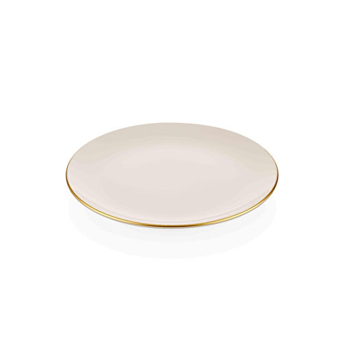 The Mia Basic Servis Tabağı 6 Lı Set Krem - 26cm The Mia Basic Servis Tabağı 6 Lı Set Krem - 26cm