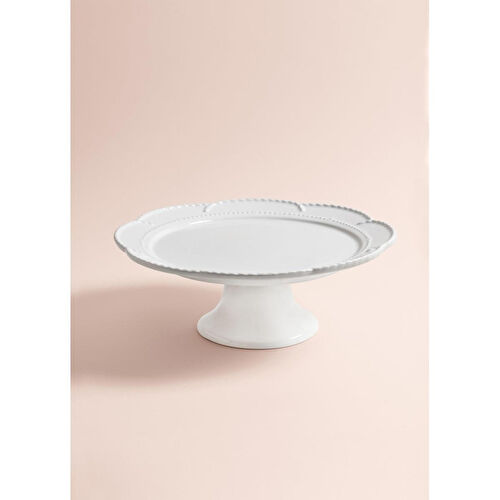 The Mia Grande Pasta Kek Standı Beyaz 31x12 Cm Grd0014 The Mia Grande Pasta Kek Standı Beyaz 31x12 Cm Grd0014