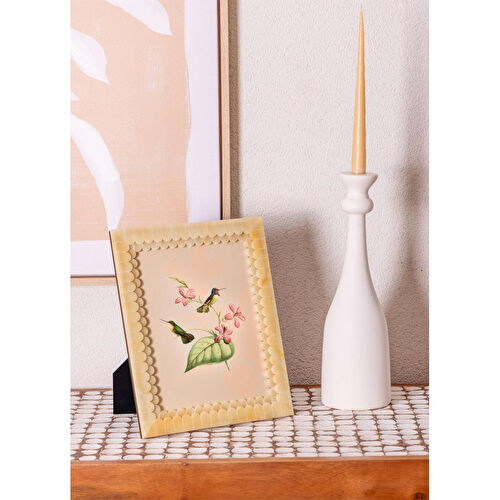 The Mia Wavy Fotoğraf Çerçevesi Sarı 25x30 Cm