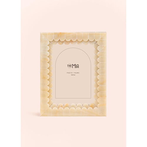 The Mia Wavy Fotoğraf Çerçevesi Sarı 18x23 Cm