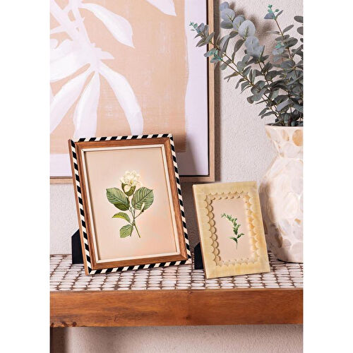 The Mia Wavy Fotoğraf Çerçevesi Sarı 15x20 Cm