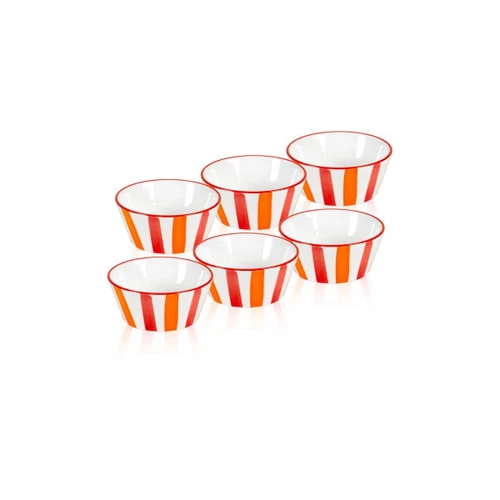 The Mia Joy Sosluk Çerezlik 6lı Set Kırmızı 10 Cm