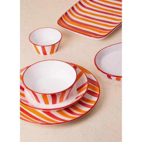 The Mia Joy Çorba Kasesi 6lı Set Kırmızı 14 Cm