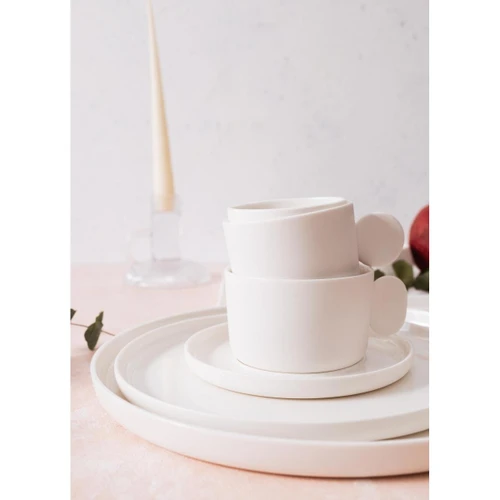 The Mia Cotta Limoges Servis Tabağı Beyaz 27 Cm Ctt0028