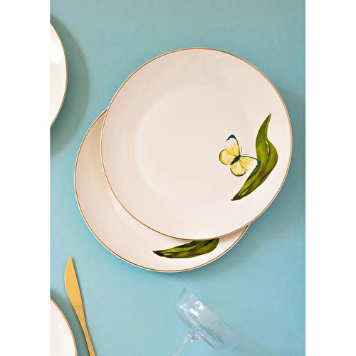 The Mia Folium Servis Tabağı 6 Kişilik