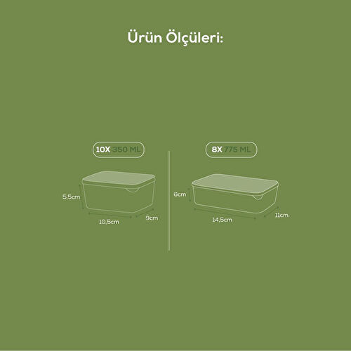 Vienev 18'li Buzdolabı Düzenleyici Organizer Mikrodalgaya Uygun Difriz Saklama Kabı Gri