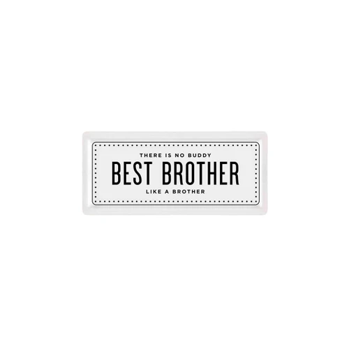 The Mia Dikdörtgen Servis Best Brother - 35 X 16 Cm