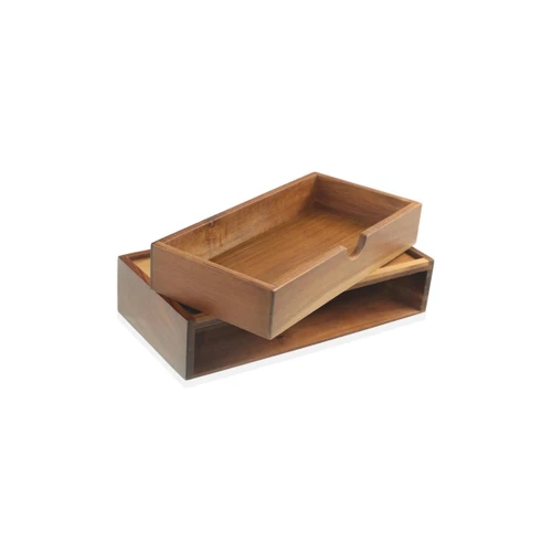 The Mia Natura Akasya Çekmeceli Organizer Kutu 25x16x5 Cm