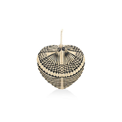 The Mia Dekoratif Bambu Duvar Dekoru Siyah 2x29x39 Cm