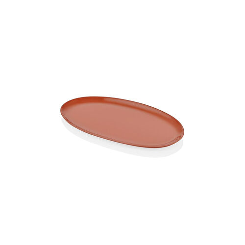 The Mia Cotta Limoges Oval Servis Terracota 34x17 Cm