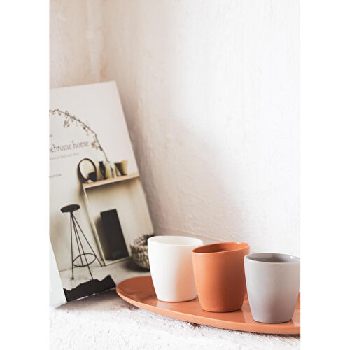 The Mia Cotta Limoges Konik Kupa Beyaz 150 Ml