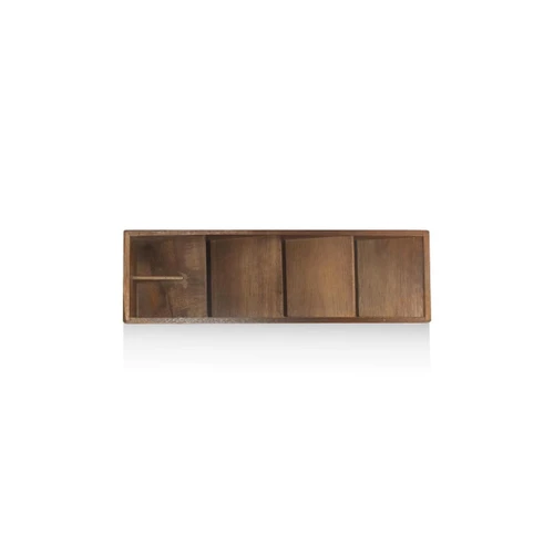 The Mia Natura Akasya Bölmeli Kaşıklık 40x12x6 Cm