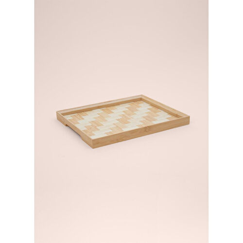 The Mia Wicker Bambu Tepsi 31x25 Cm Tps0066