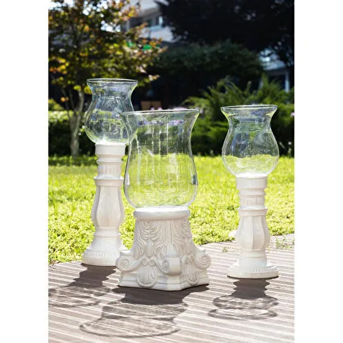 The Mia Cera Dekoratif Vazo 27x27x73 Cm The Mia Cera Dekoratif Vazo 27x27x73 Cm