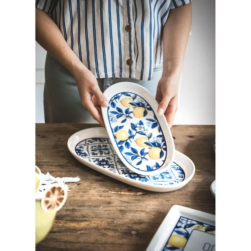 The Mia Odore Di Limone Oval Servis 2li 29 Cm Odl0013