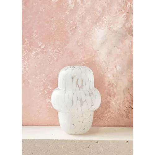 The Mia Blanco Cam Vazo 19x27 Cm The Mia Blanco Cam Vazo 19x27 Cm