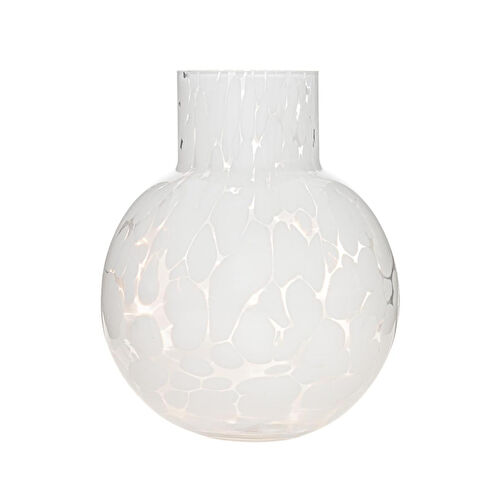 The Mia Blanco Cam Vazo 21x26 Cm