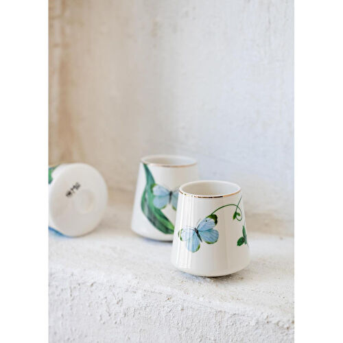 The Mia Butterfly Porselen Kupa Kpa0237 180 Cc
