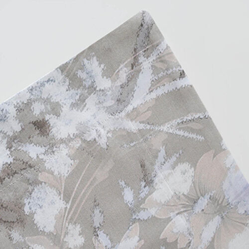 Green Black Rosalya Çift Kişilik Nevresim Takımı %100 Pamuk 210 Tc 83 Tel Saten Digital Baskılı Bej