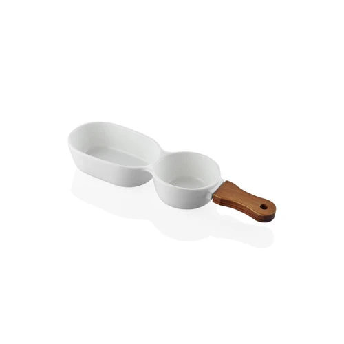The Mia Woody Porselen Servis 35x10 Cm