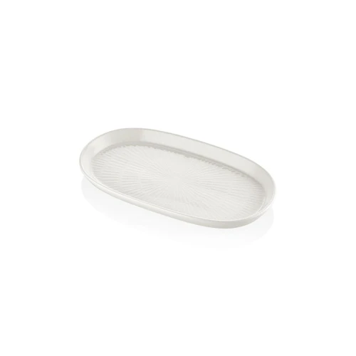 The Mia Noon Oval Servis 2li Krem 29 Cm