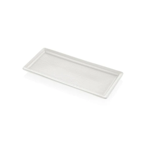 The Mia Noon Dikdörtgen Servis Krem 35x16 Cm