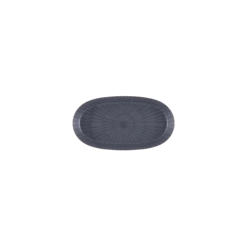 The Mia Noon Oval Servis 2li Gri 17 Cm