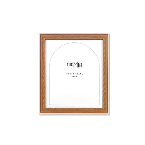 The Mia Retrato Fotoğraf Çerçevesi Krem 30x25 Cm